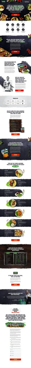 Landing Page Design Example 8
