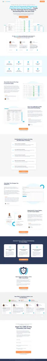 Landing Page Design Example 9
